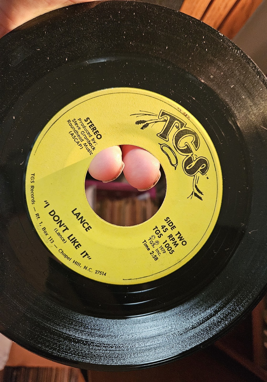 1979 45 Record GARAGE PSYC Grail HARD ROCK Lance RAGE I DONT LIKE IT VG++ Hear!