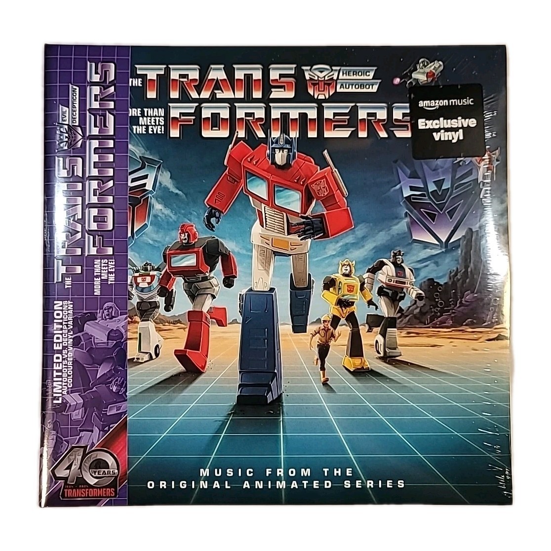 TRANSFORMERS G1 Soundtrack Hasbro Presents: Music Animated Series VINYL Record