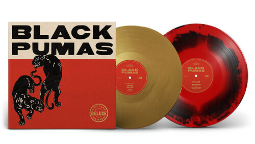 Black Pumas – Black Pumas [New Vinyl LP] Black, Colored Vinyl, Red, Deluxe Ed