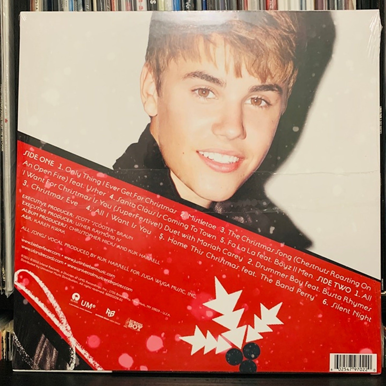 Justin Bieber – Under the Mistletoe Christmas Album Vinyl LP New Sealed Record