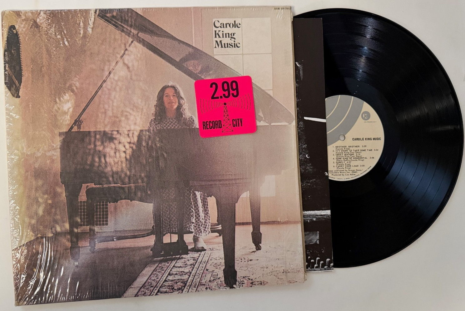 Carole King Music Gatefold LP w/ Insert – Ode Records SP 77013 SHRINK NM