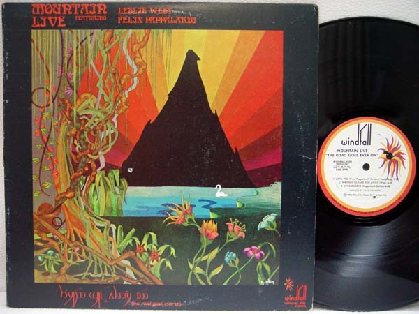 MOUNTAIN – Live: The Road Goes Ever On LP (1st US Pressing on WINDFALL)