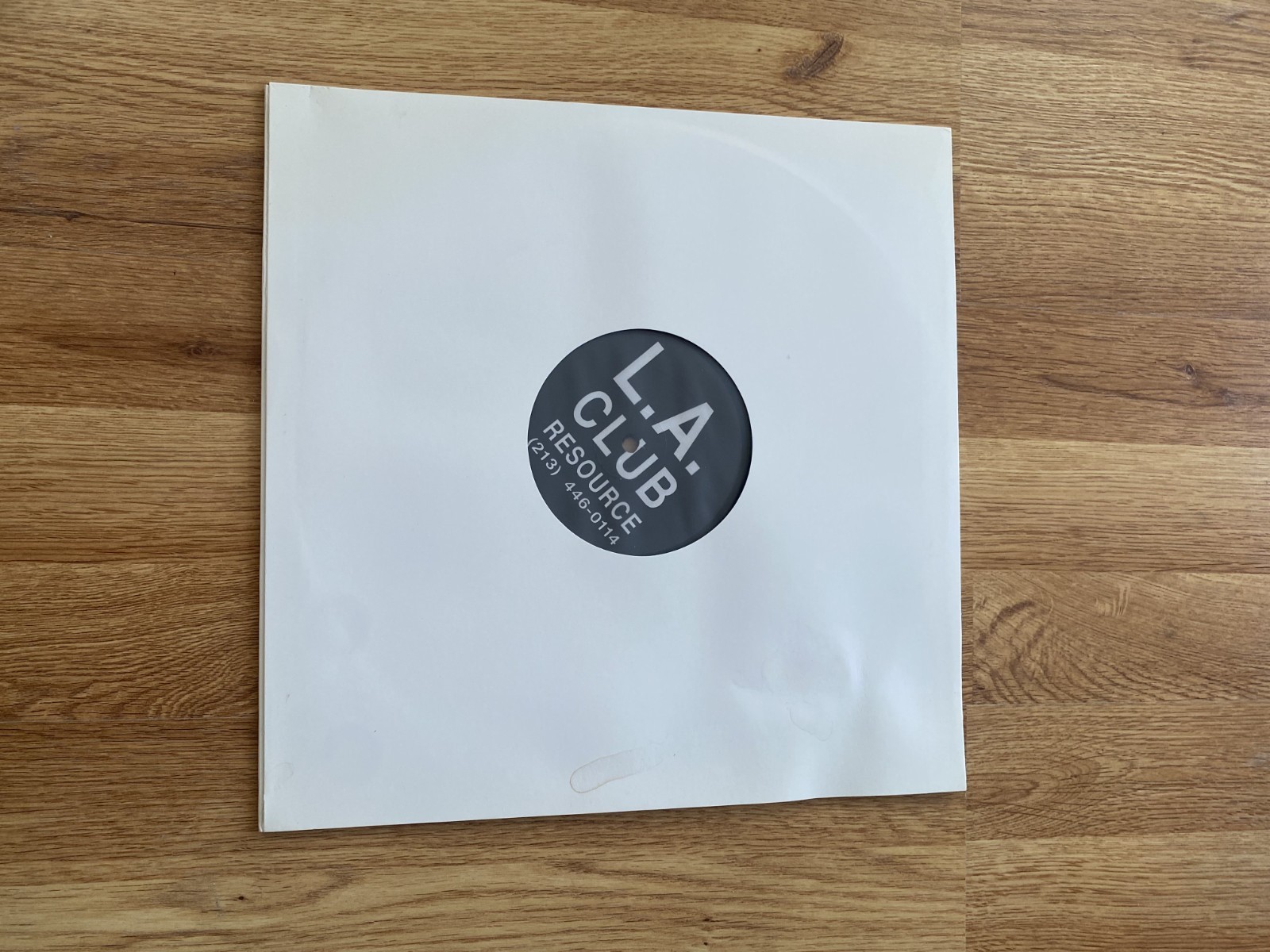 Beau Wanzer Kitchen Clock EP 45 12″ vinyl record LA Club Resource electronica