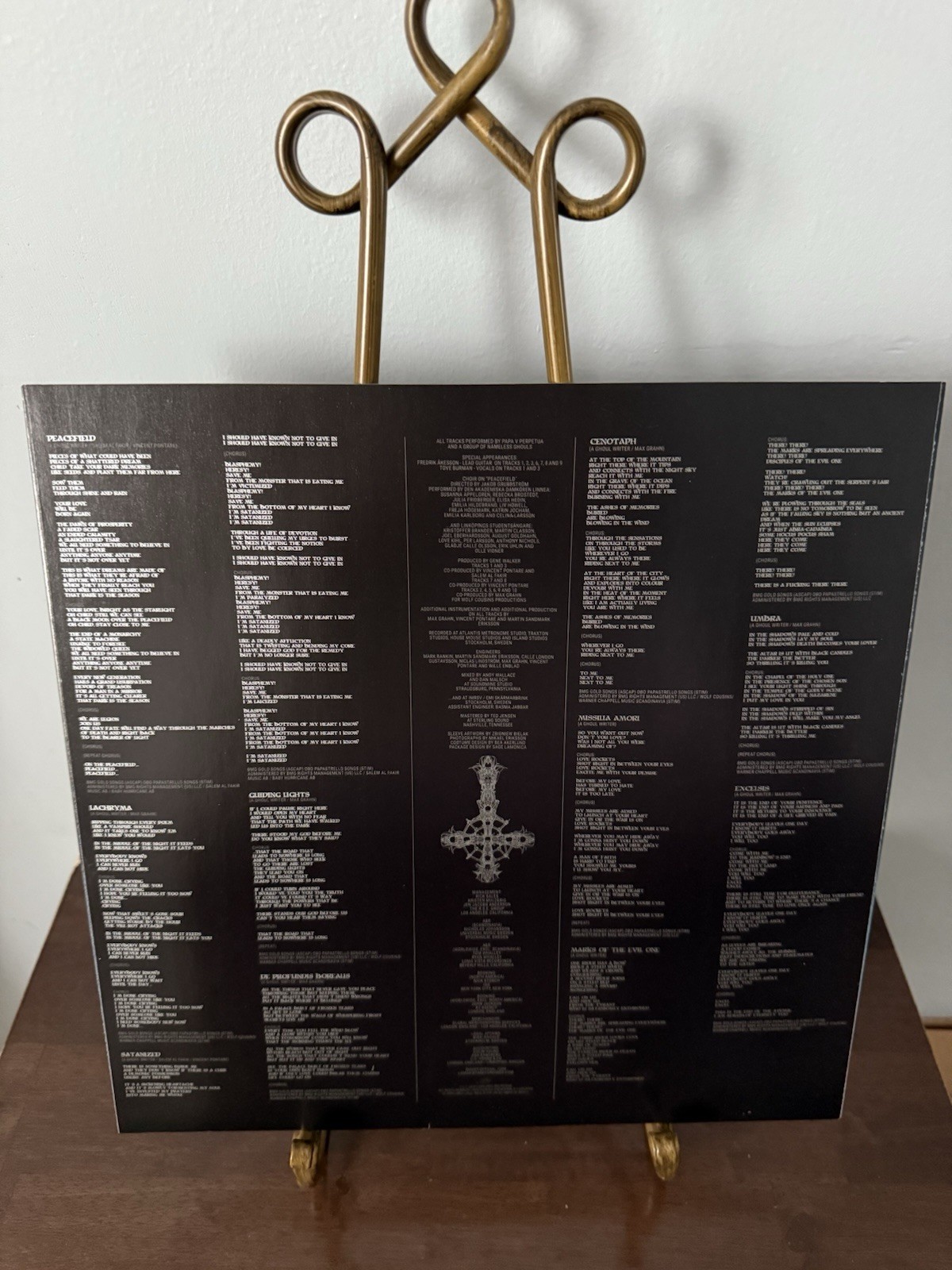 GHOST – Skeleta Oxidized Metallic Silver Liquid Filled Vinyl Record BW Free Ship
