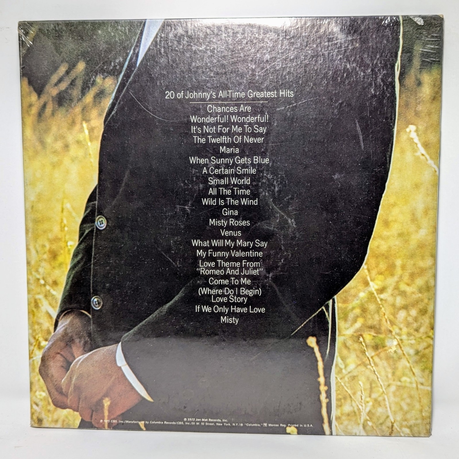 Johnny Mathis – Johnny Mathis’ All-Time Greatest Hits – Columbia, Columbia – New