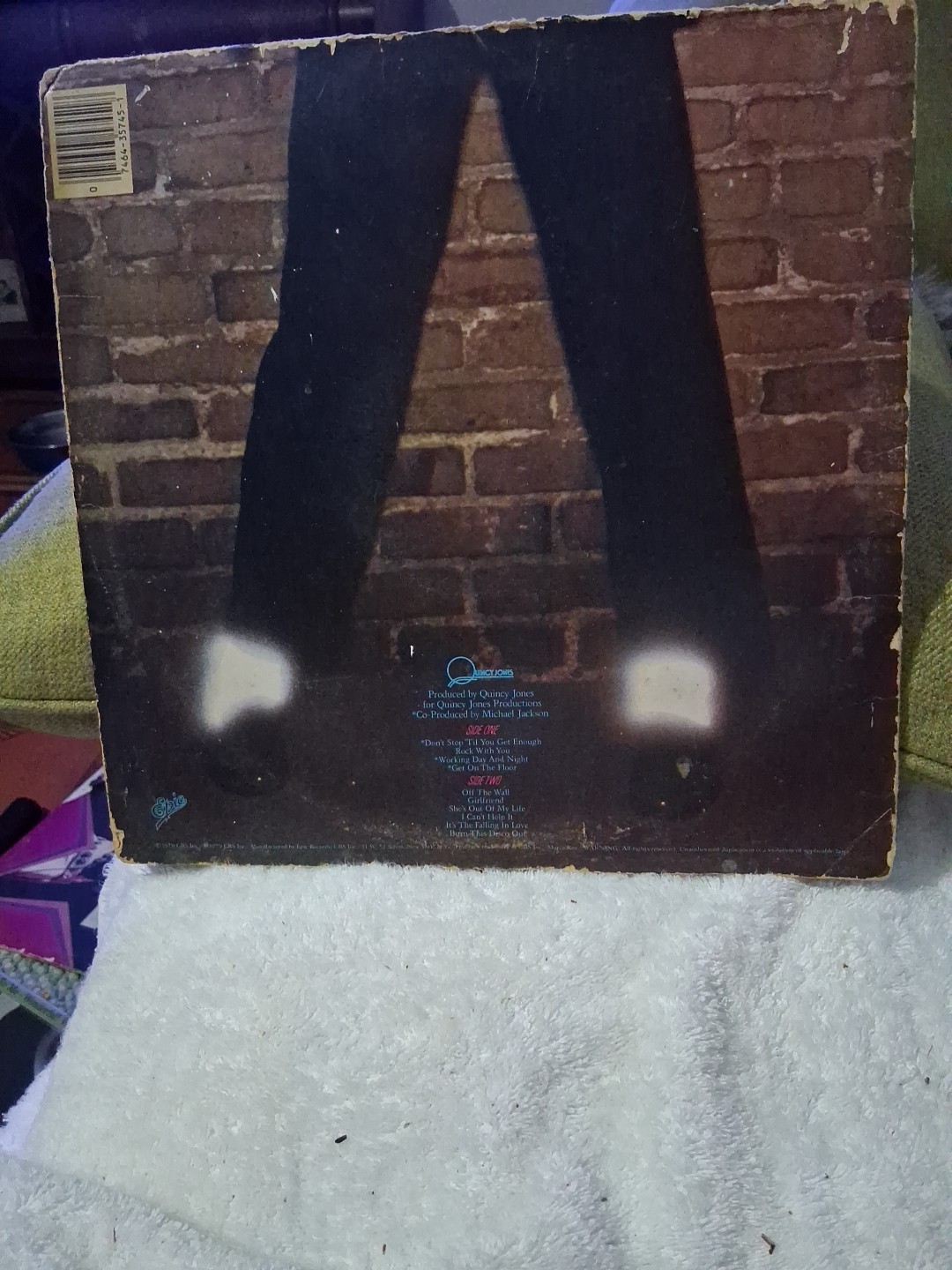 Michael Jackson Off the Wall Vinyl Record LP Epic Records Original Pressing