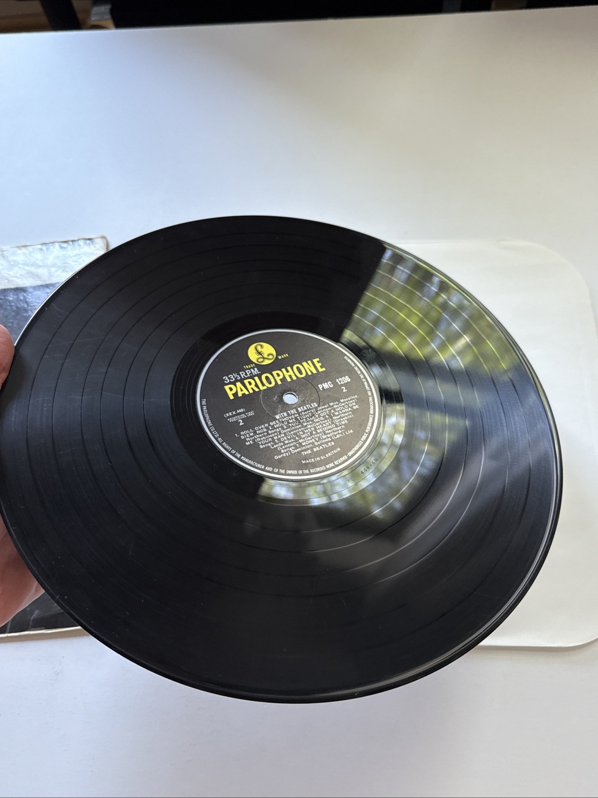 The Beatles With The Beatles Mono UK First Parlophone PMC 1206 VG++ Nice Copy!