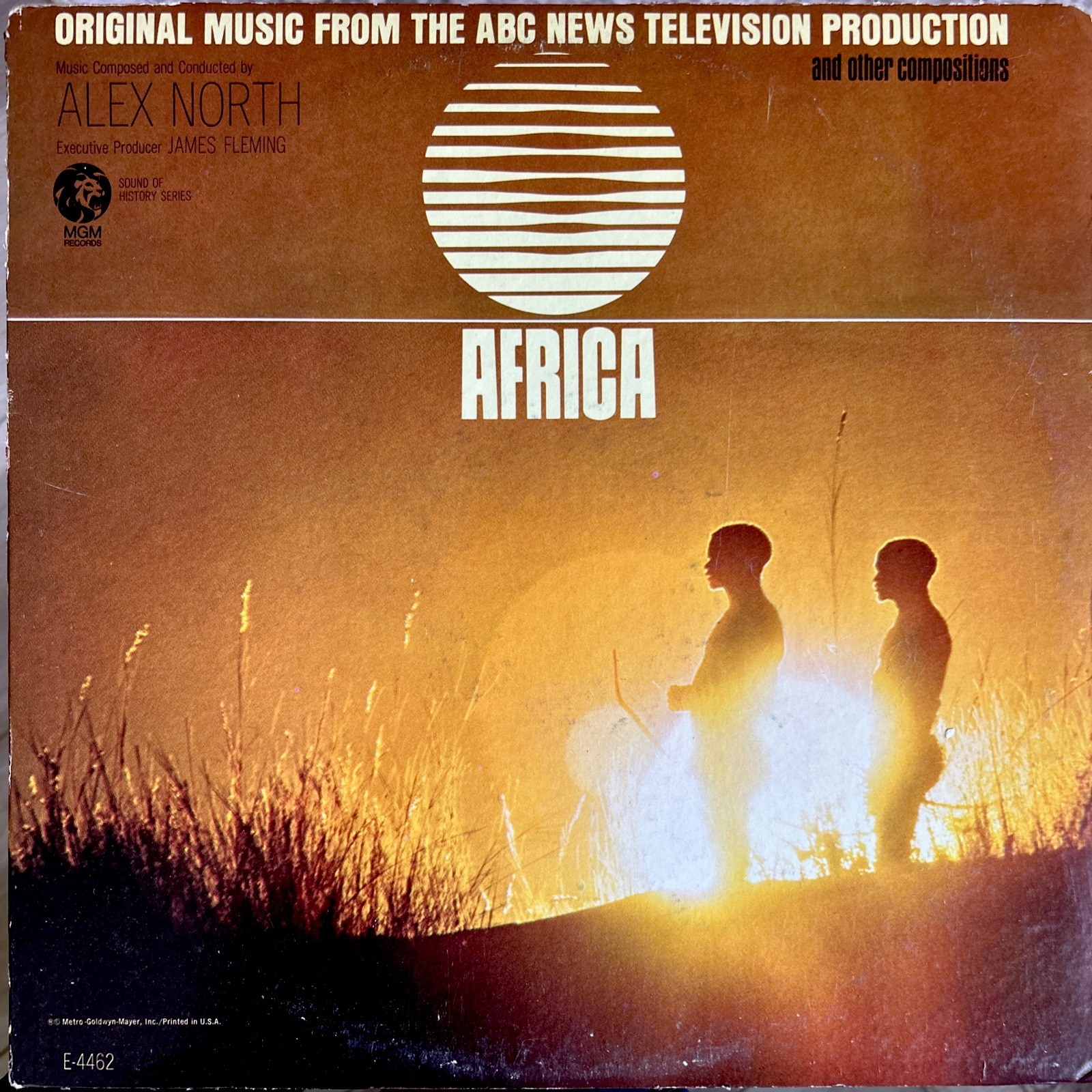 AFRICA-ALEX NORTH Vinyl LP Record MGM E-4462 As Seen on the ABC TV Promo NM