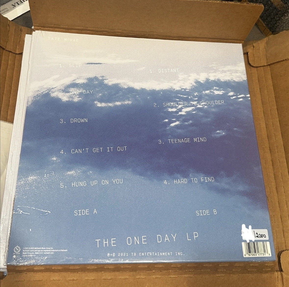 Tate McRae – The One Day LP Vertigo Vinyl VV Exclusive /2000 IN HAND!