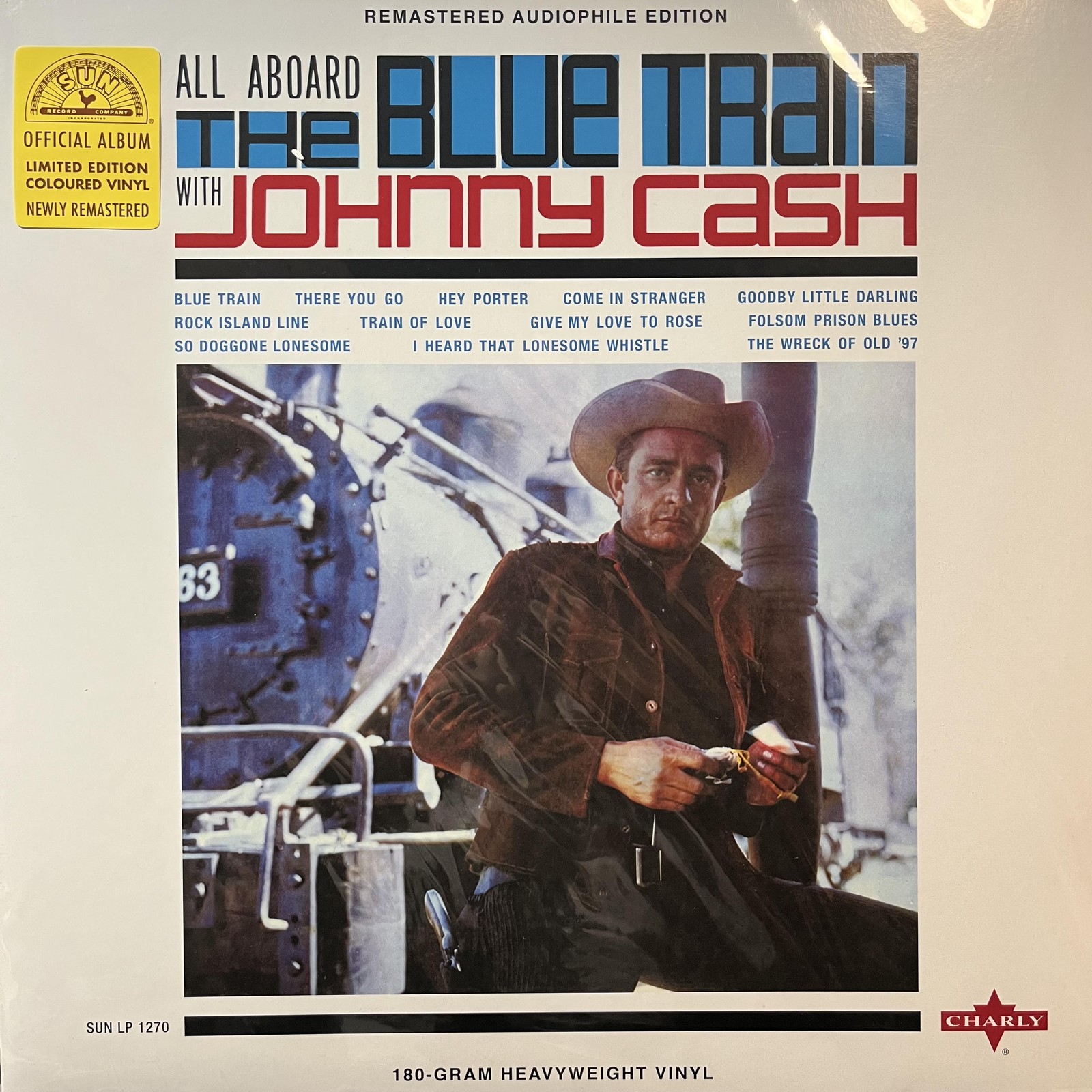 Johnny Cash – All Aboard The Blue Train (COLOR VINYL) – COUNTRY *NEW/COLOR*