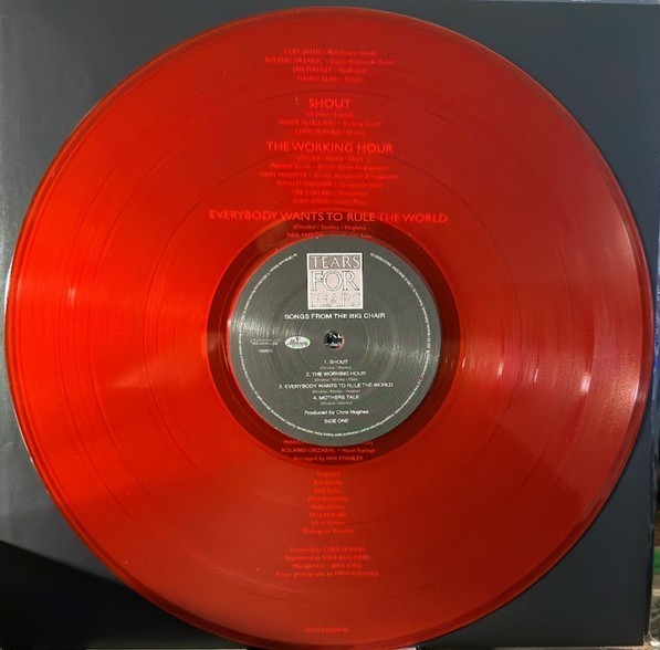 Tears for Fears – Songs From the Big Chair (2025 2×LP Red 40th Anniv.)