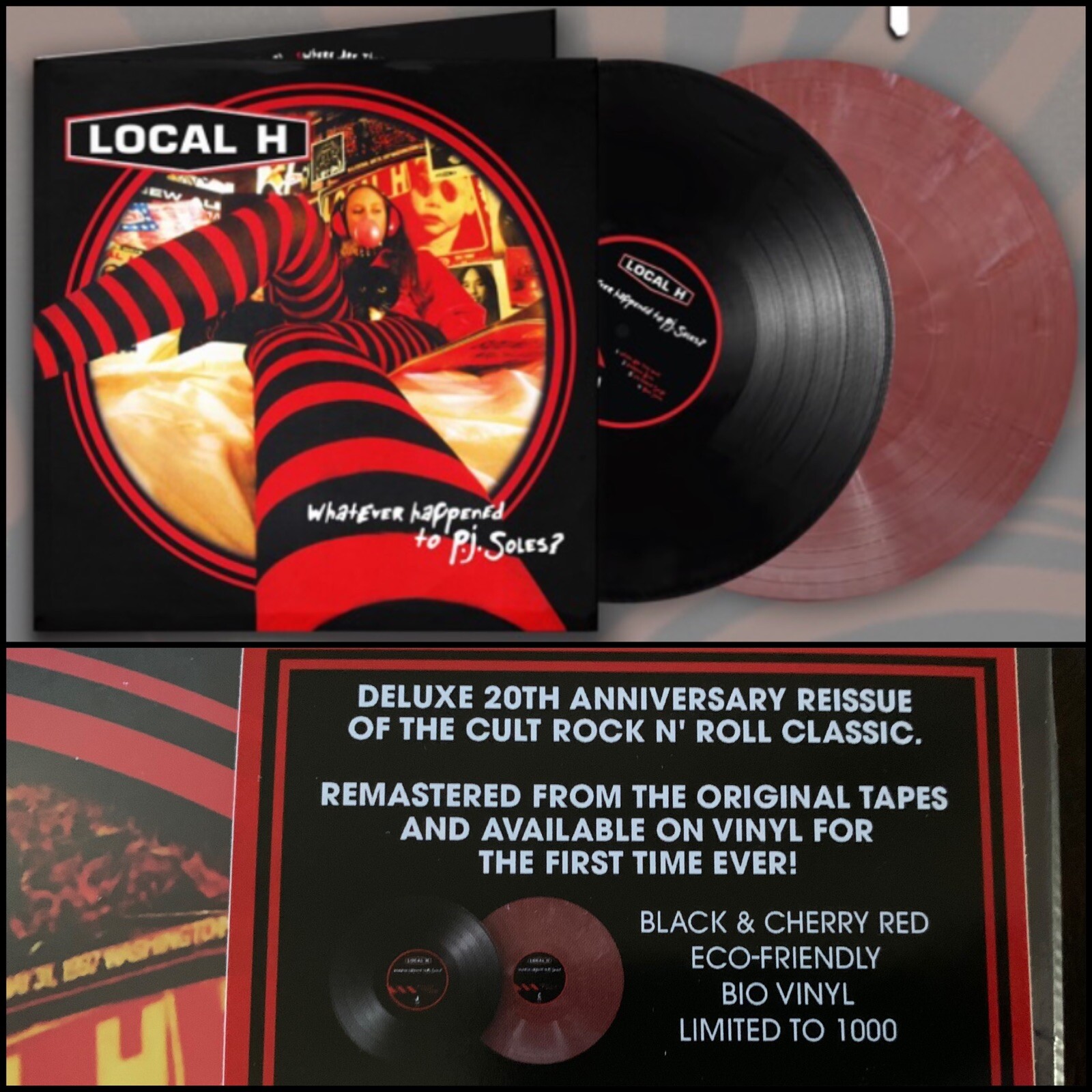 LOCAL H Whatever Happened To P.J. Soles LP Bio Vinyl + Booklet 1st Press SEALED