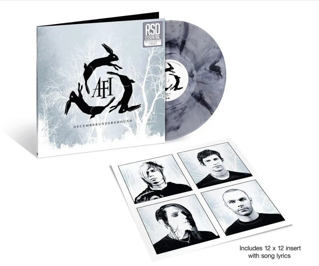 AFI DECEMBER UNDERGROUND RSD Essentials Transparent Smoke Vinyl 🆕🎙️