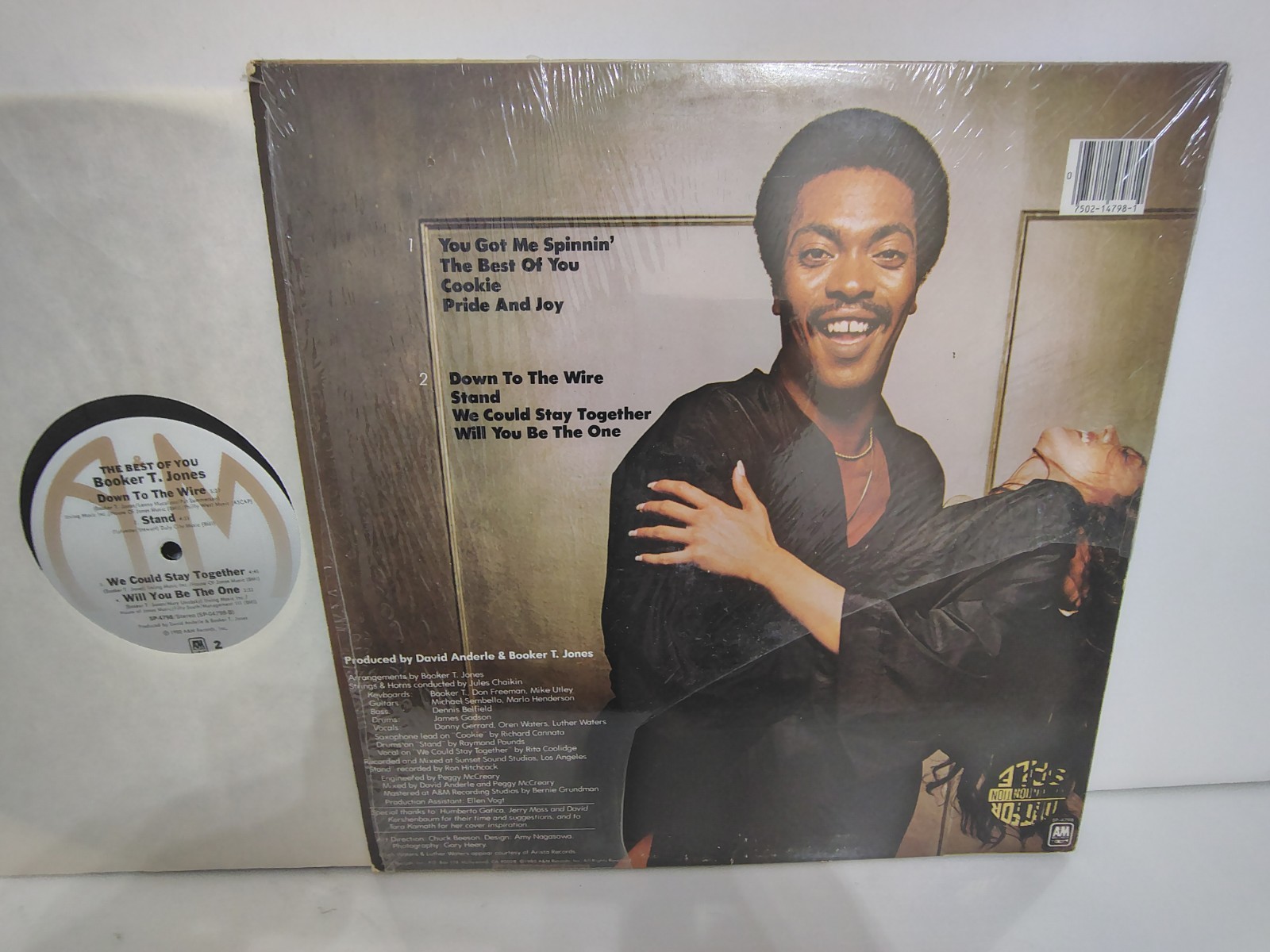 BOOKER T. JONES – “THE BEST OF YOU” / PROMO! / A&M RECORDS 1980
