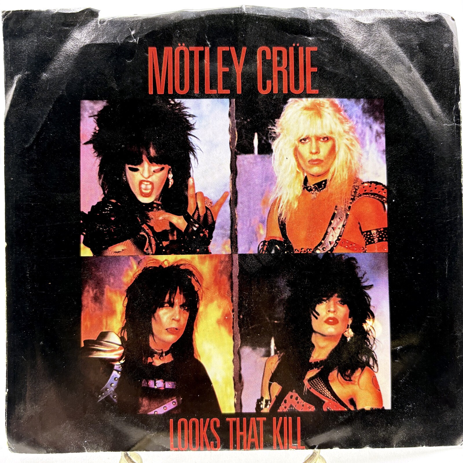 Mötley Crüe Looks That Kill 1983 Promo 7″ 45 Vinyl Picture Sleeve