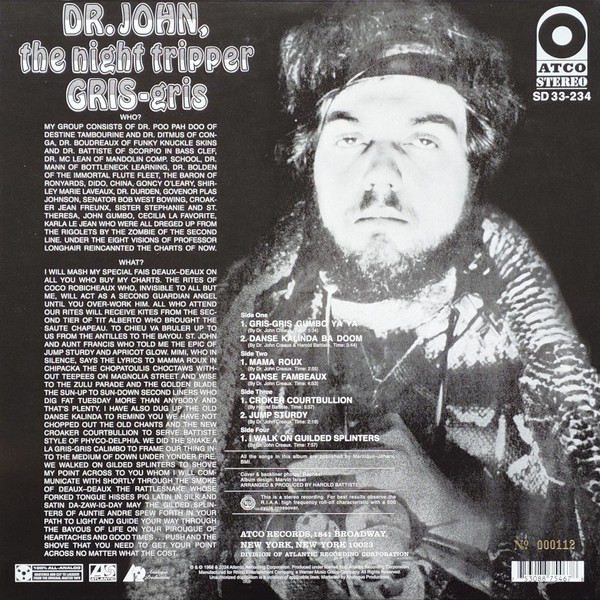 Dr. John, The Night Tripper – Gris-Gris (2×12″) (Mint (M)) – 4213421988