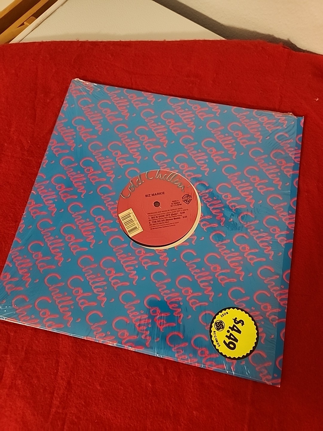 BIZ MARKIE: vapors / dub COLD CHILLIN’ 12″ Single 33 RPM