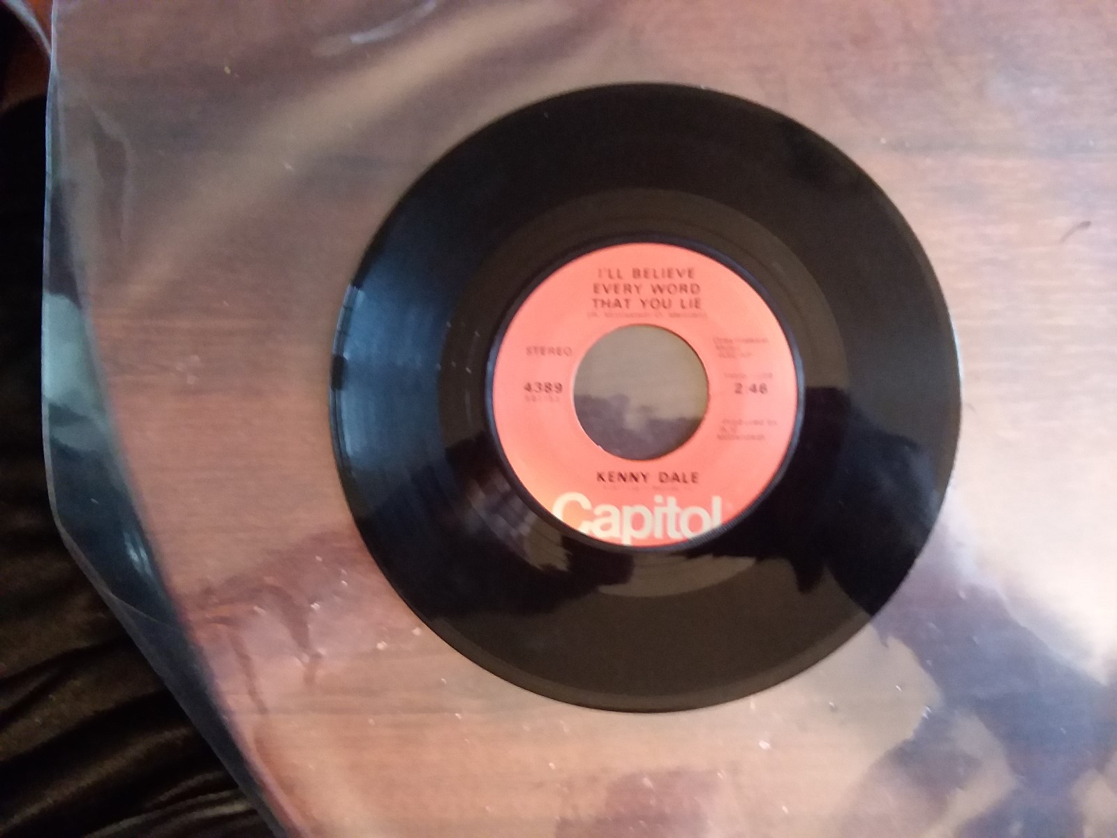 1977 EXC RARE Kenny Dale Bluest Heartache Of The Year / I’ll Believe 4389 45