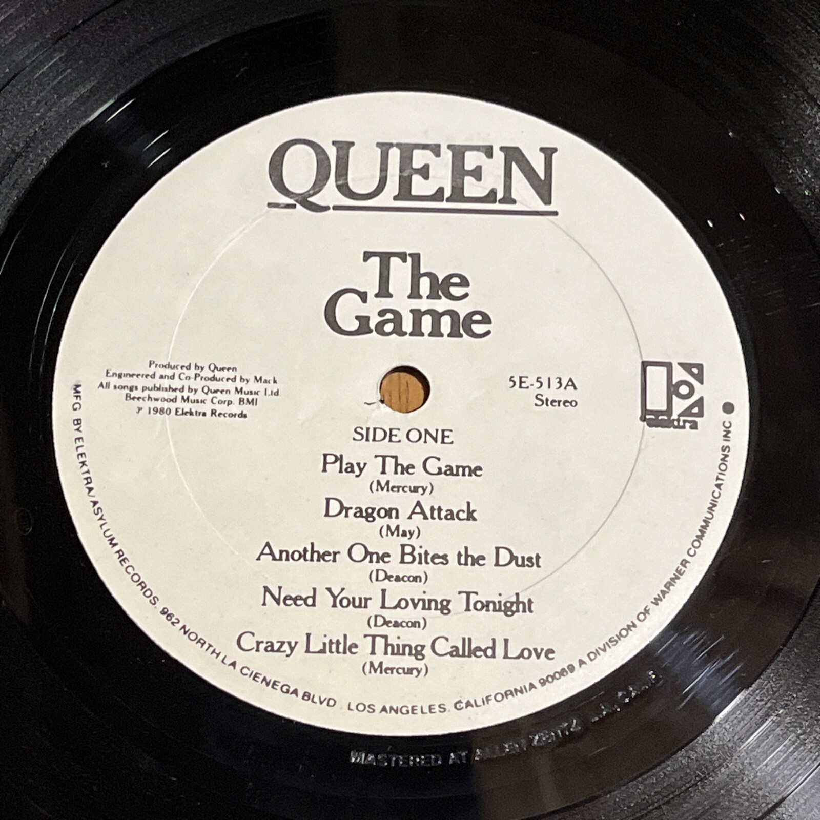 Queen – The Game 12” Vinyl LP US 1980 Original Pressing Electra 5E-513
