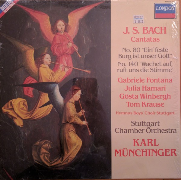 Johann Sebastian Bach / Gabriele Fontana, Julia Hamari, Gösta Winbergh, Tom Kra