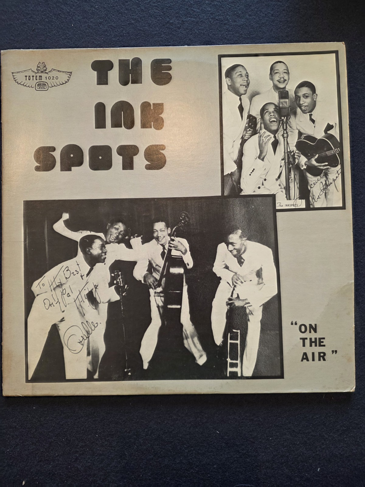 The Ink Spots – On The Air VG+ Vinyl LP Totem 1020 Clean!