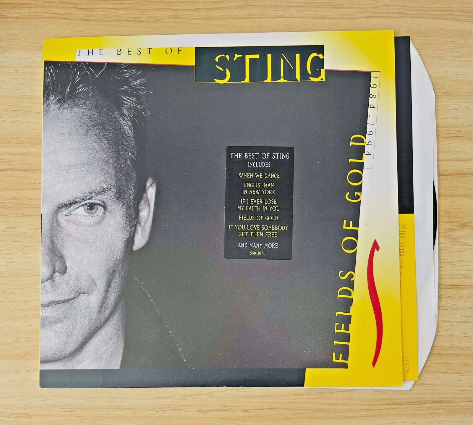 Sting / Fields Of Gold The Best Of Sting 1984 – 1994 UK Original 2LP 5403071