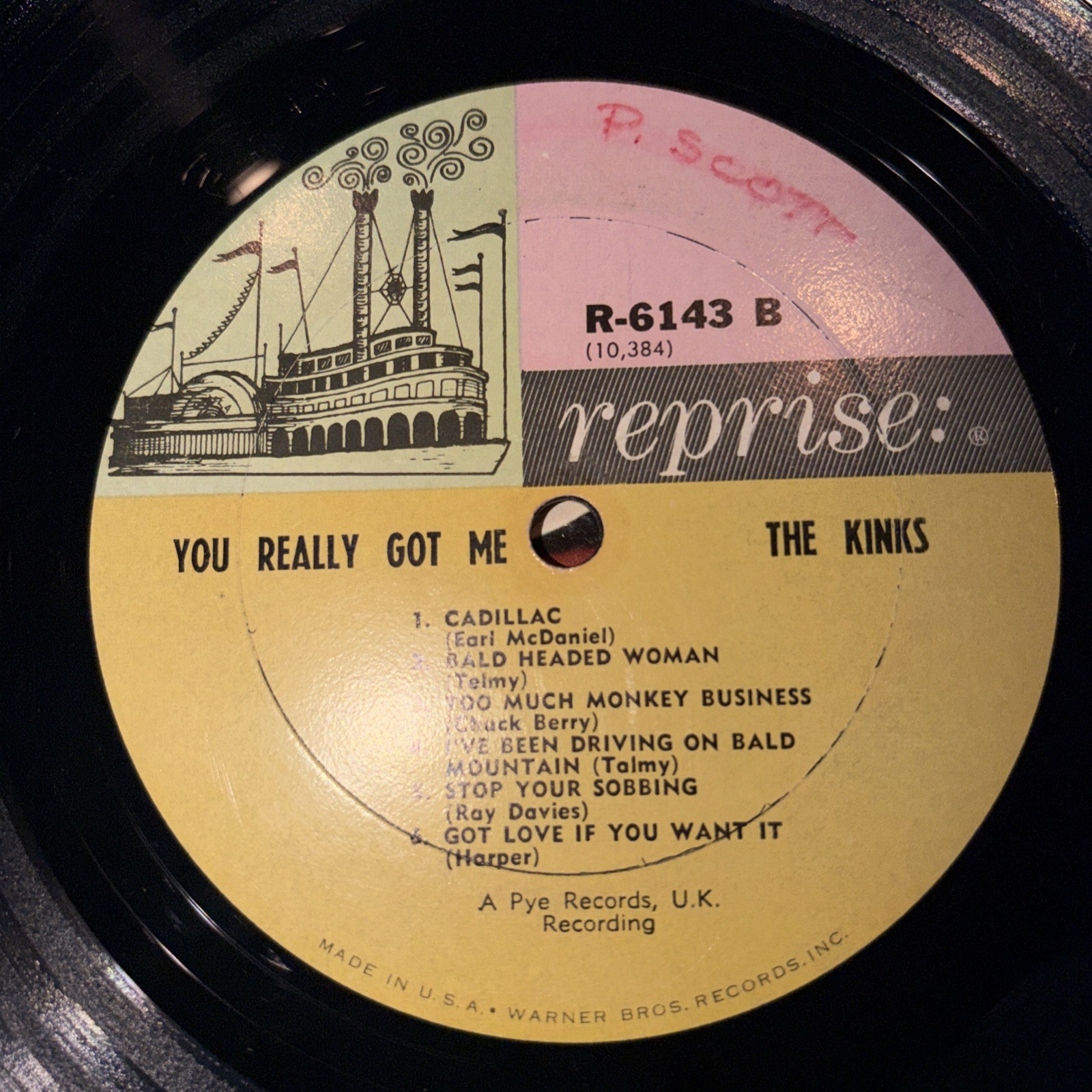 The Kinks, You Really Got Me, LP 1964 1st Pressing MONO G/VG