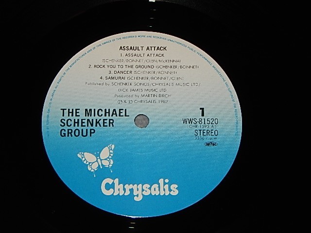 MSG MICHAEL SCHENKER GROUP Japan 1982 WWS-81520 NM LP+Obi ASSAULT ATTACK