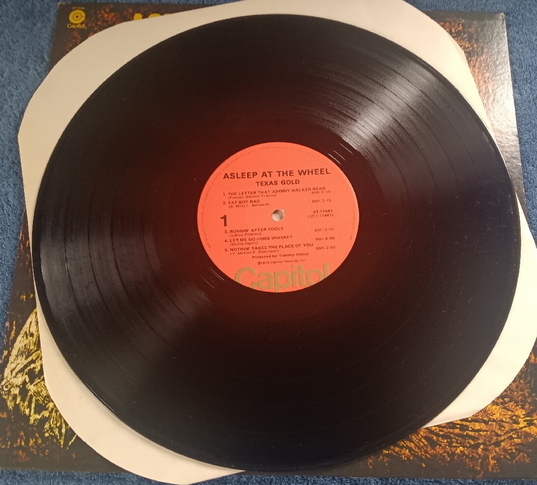 Asleep at the Wheel Texas Gold LP 1975 Capitol Trouble In Mind Fat Boy Rag
