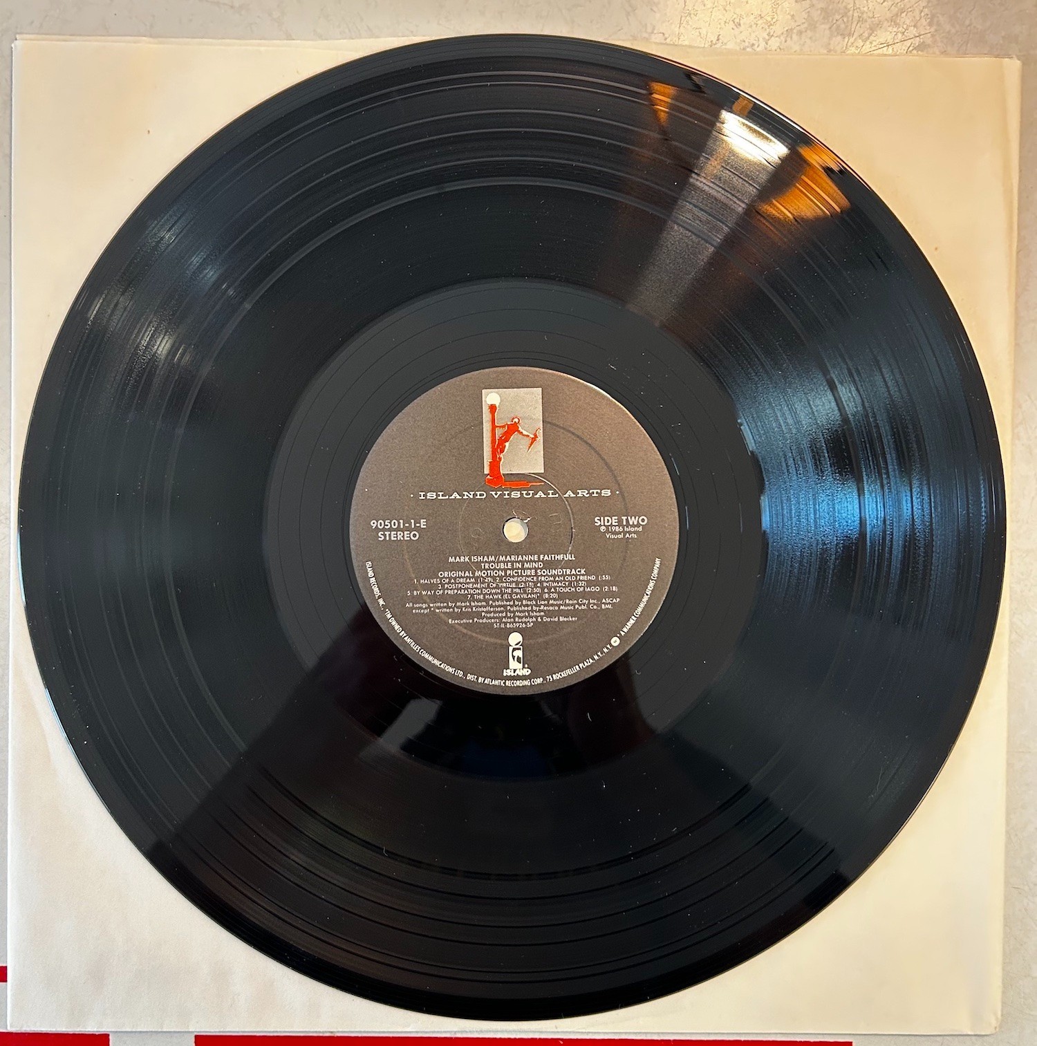 Trouble In Mind Soundtrack Vinyl LP 90501-1-E VG Condition Marianne Faithful