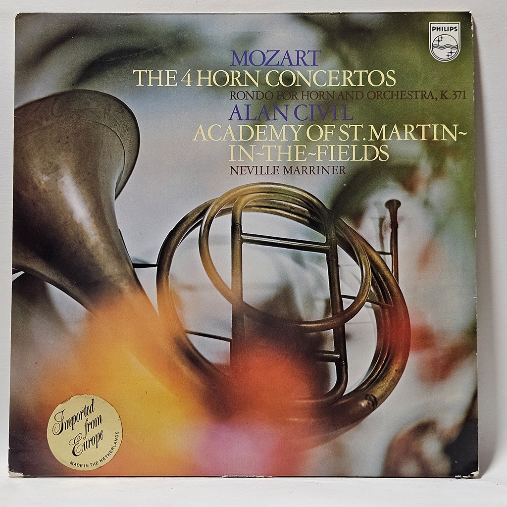 Wolfgang Amadeus Mozart – The 4 Horn Concertos – 1973 Classical – EX – Ult Cln