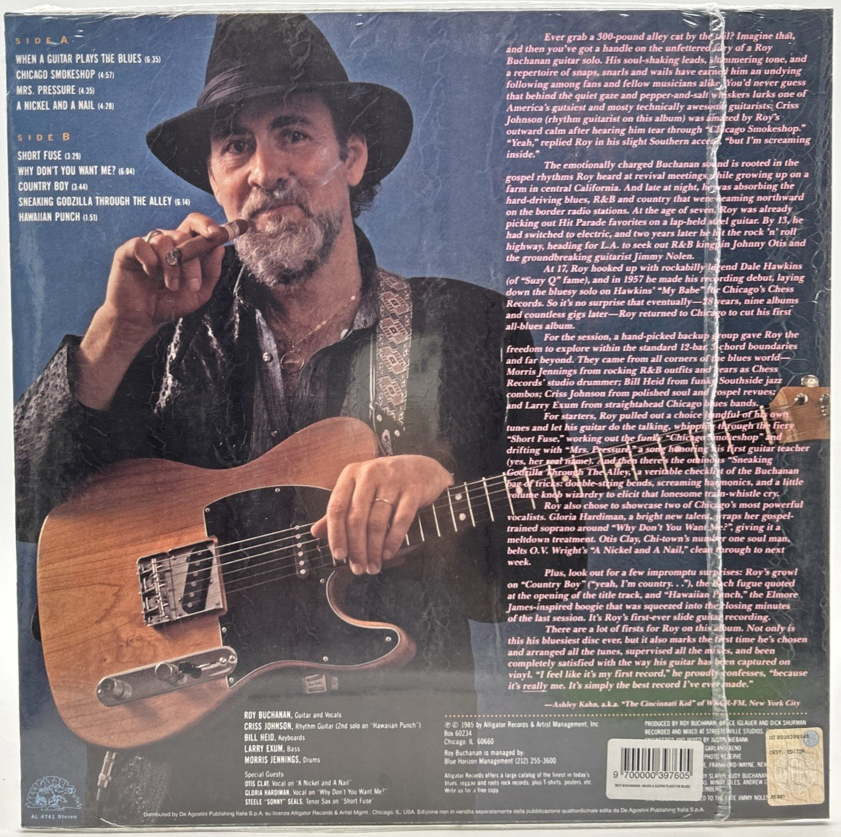 New / Sealed ROY BUCHANAN “When A Guitar Plays The Blues” LP 2017 Alligator 180g