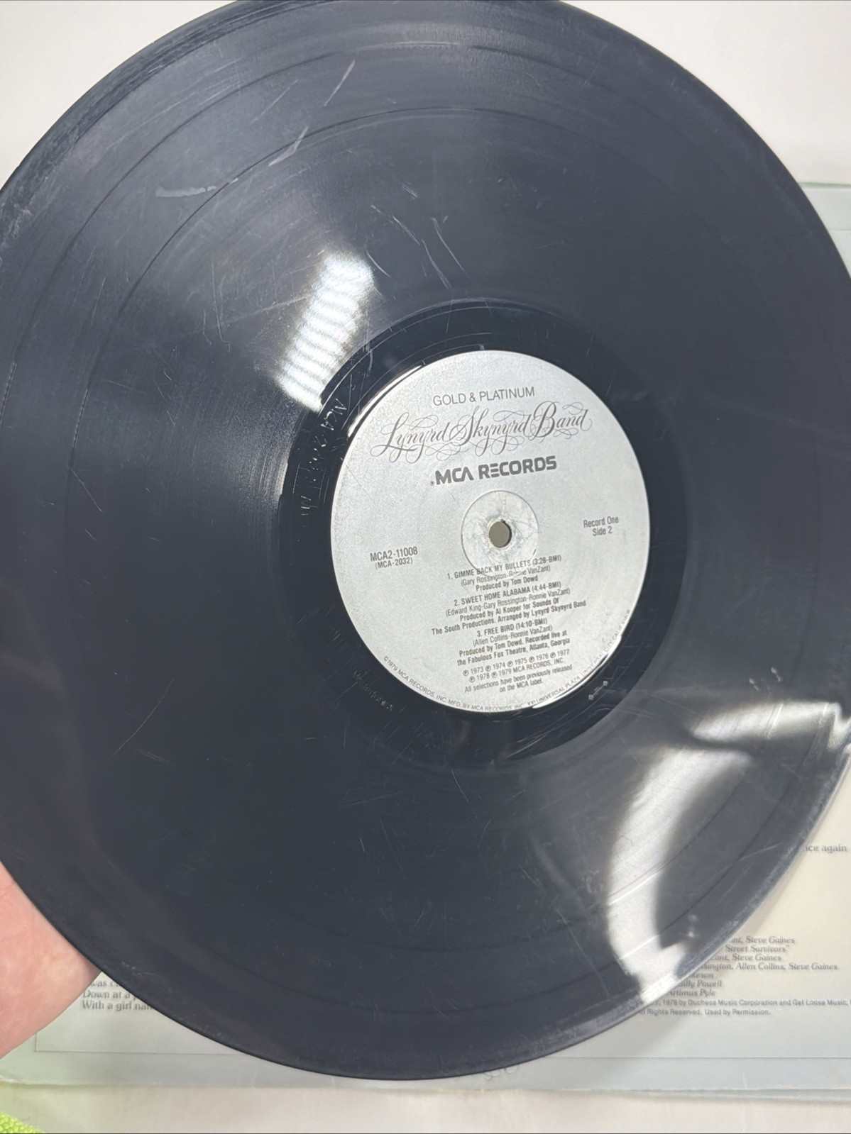 Lynyrd Skynyrd Gold & Platinum Band Double LP Vinyl Records 79