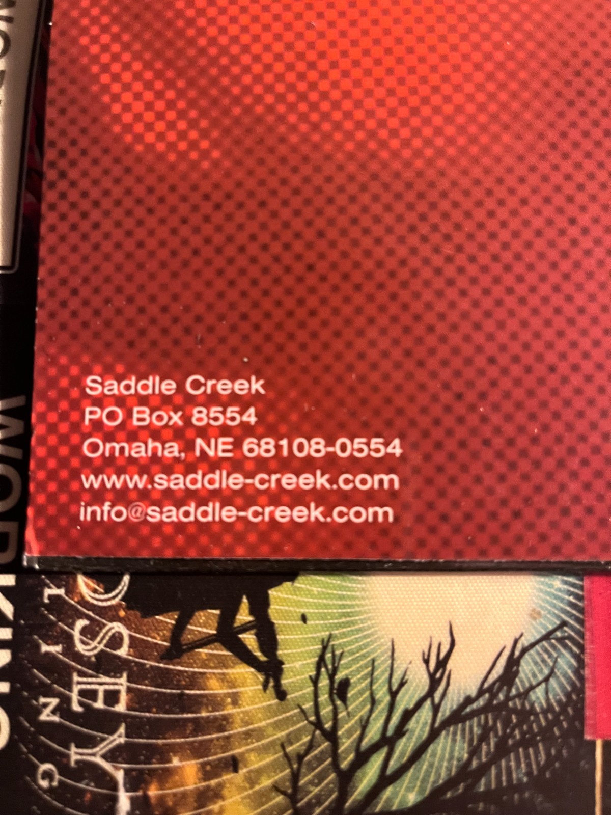 Cursive “Domestica” LP – 12″ Translucent Red Vinyl – Saddle Creek 2000