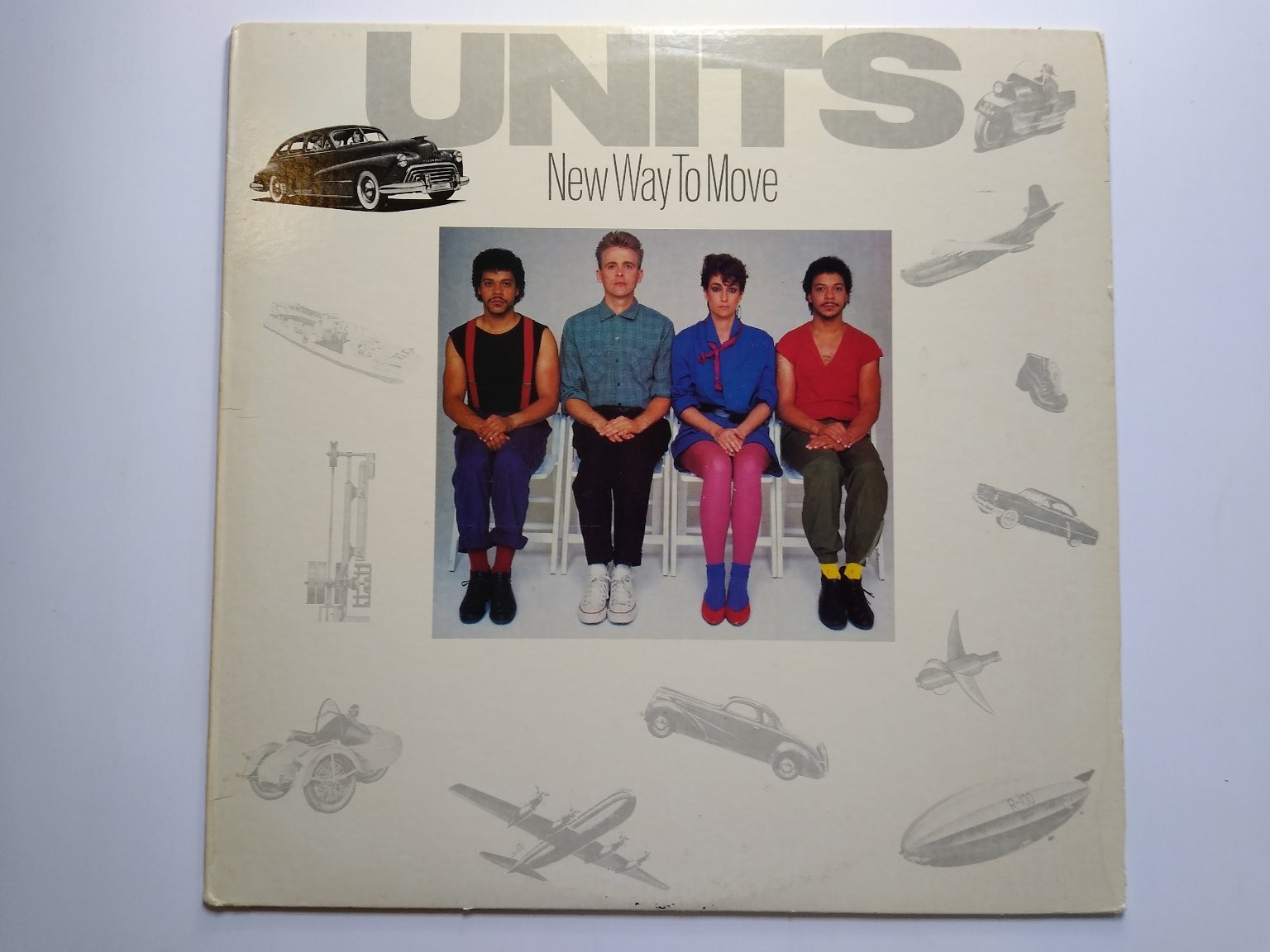 UNITS – New Way To Move LP Record 1983 Epic New Wave Synth-Pop 33⅓ RPM