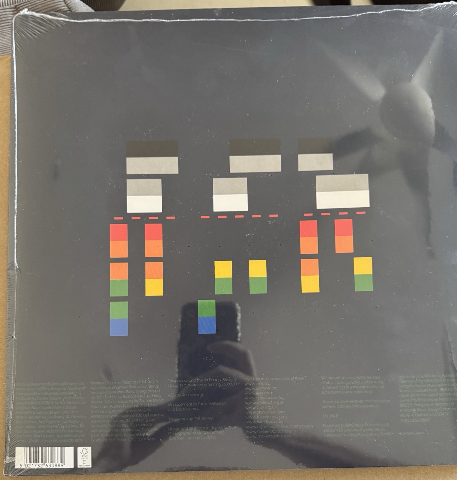 Coldplay – X&Y Vinyl 2LP Record Clear EcoRecord NEW SEALED
