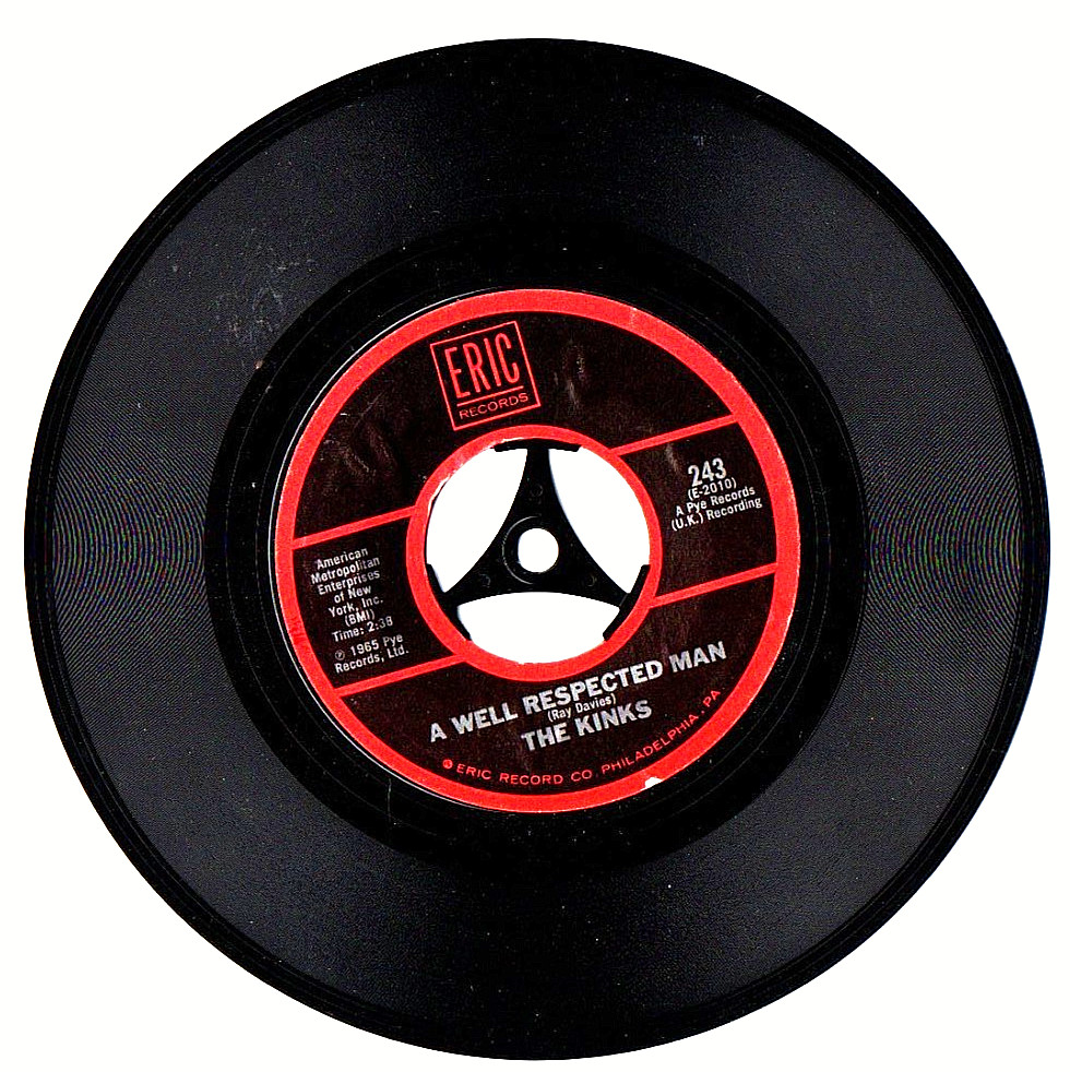 ❤️ The Kinks ~ You Really Got Me / A well Respected Man ❤️ Vinyl 7″ Single EX+