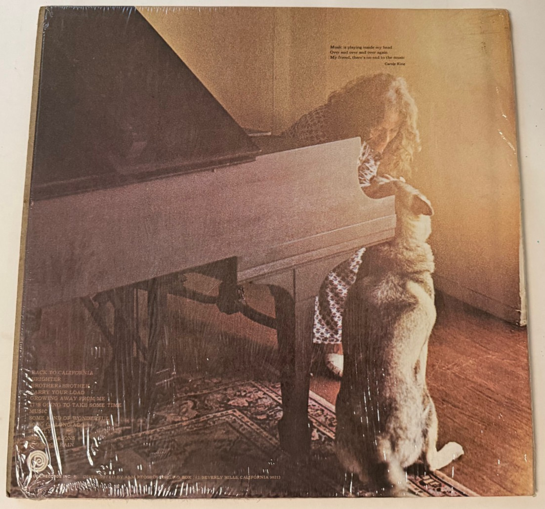 Carole King Music Gatefold LP w/ Insert – Ode Records SP 77013 SHRINK NM