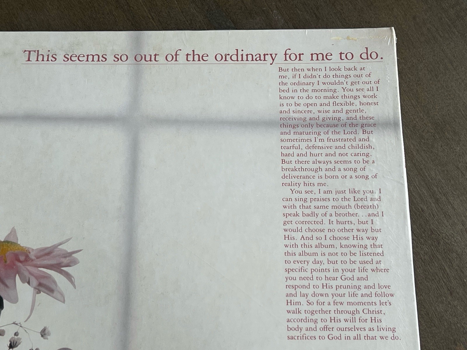 Annie Herring Search Deep Inside Vinyl LP SPR 1051 VG+ Shrink Hype Lyrics Sleeve