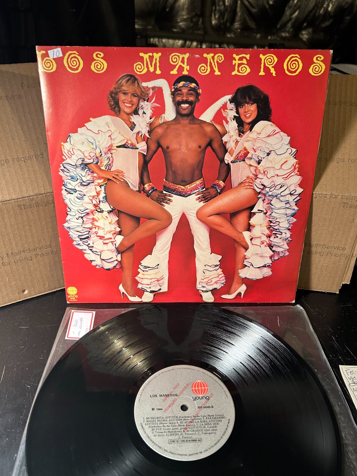 Los Maneros MPB LP Brazil Original Samba Funk Latin Jazz Tim Maia Jorge Ben