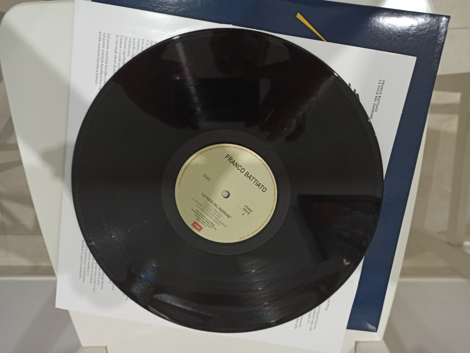 Franco Battiato –La Voce Del Padrone. Vinile Edizione limitata numerata 40° an.