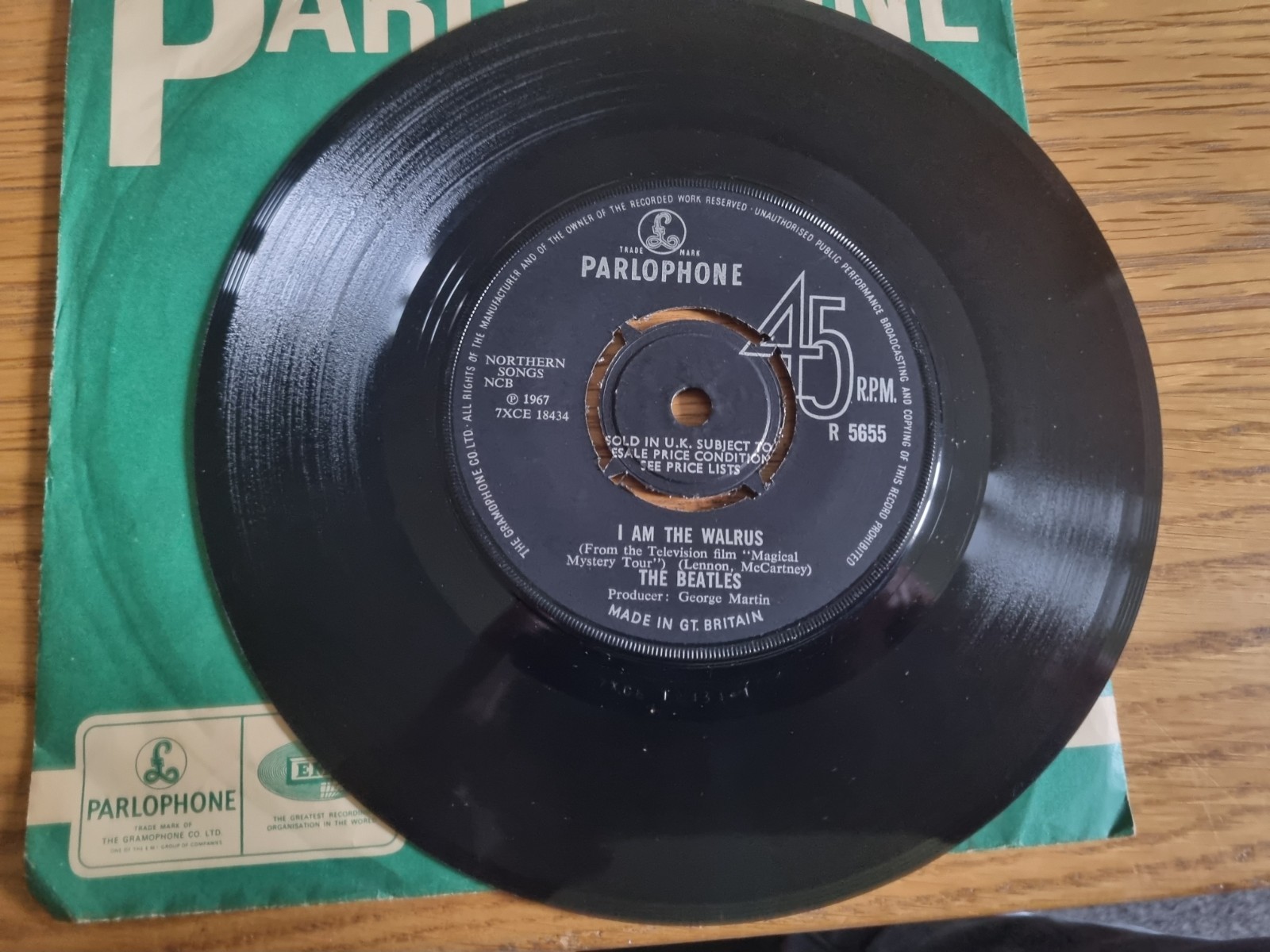 The Beatles – Hello, Goodbye / I Am The Walrus Decca Contract 1967 Parlophone 7″
