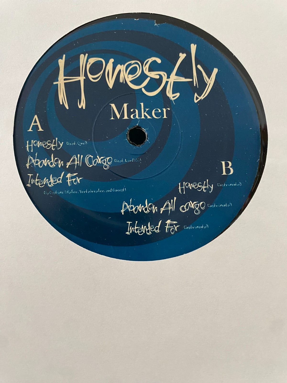 MAKER Honestly 12″ Qwel Concept Costume Vertabreaker Lord360 Underground Hip Hop