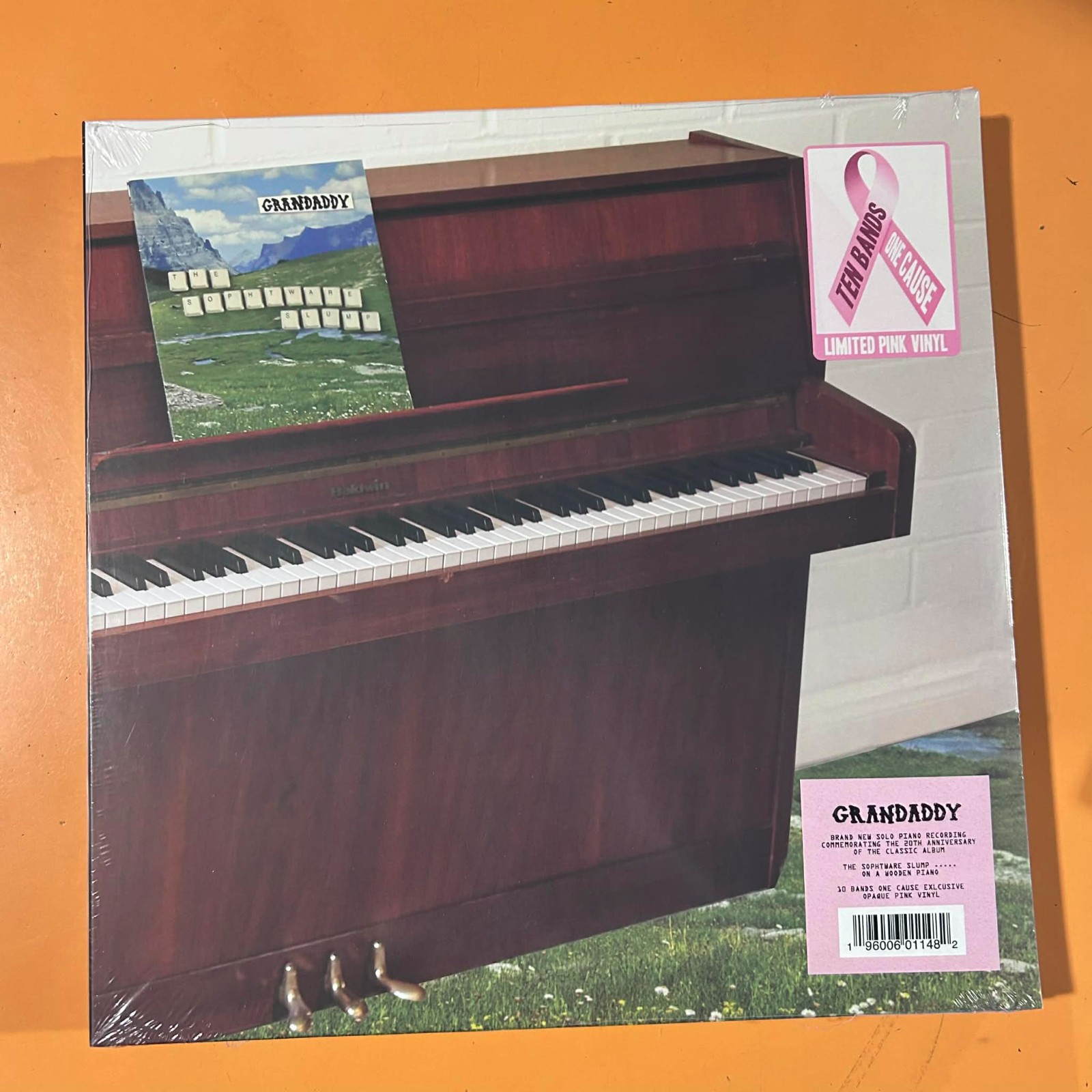 Grandaddy – Soptware Slump On Wooden Piano (12″ Pink Vinyl LP) SEALED