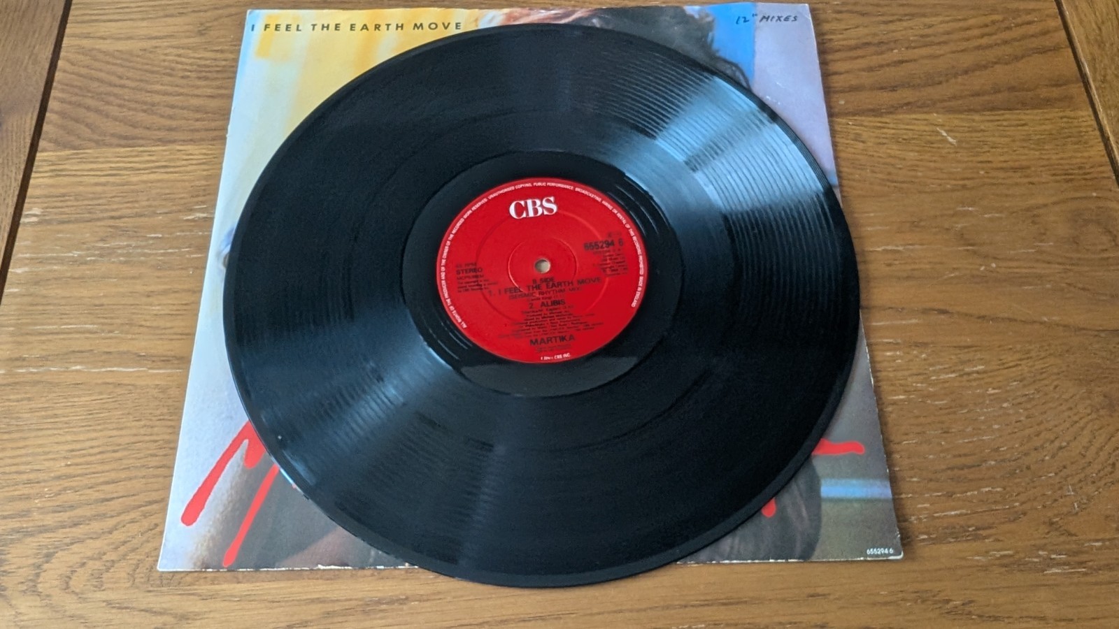 Martika, I Feel The Earth Move 12 inch single vgc+ play tested vinyl