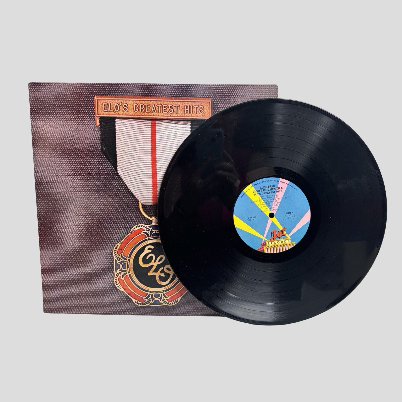 Electric Light Orchestra ELO’s Greatest Hits LP 12″ Vinyl Jet FZ 36310 1979