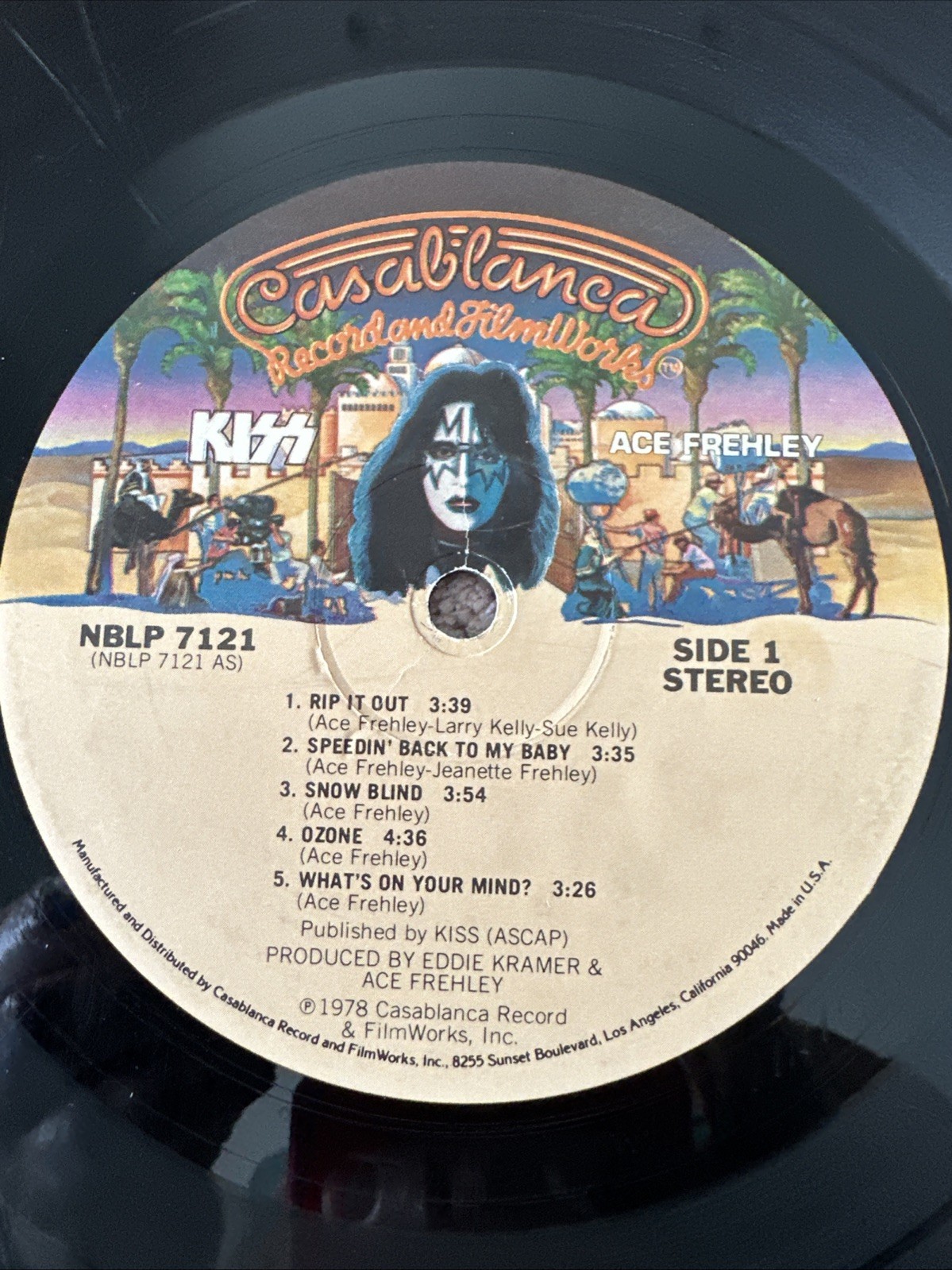 Kiss NBLP 7121 Vinyl Only Generic Jacket & Sleeve Tested