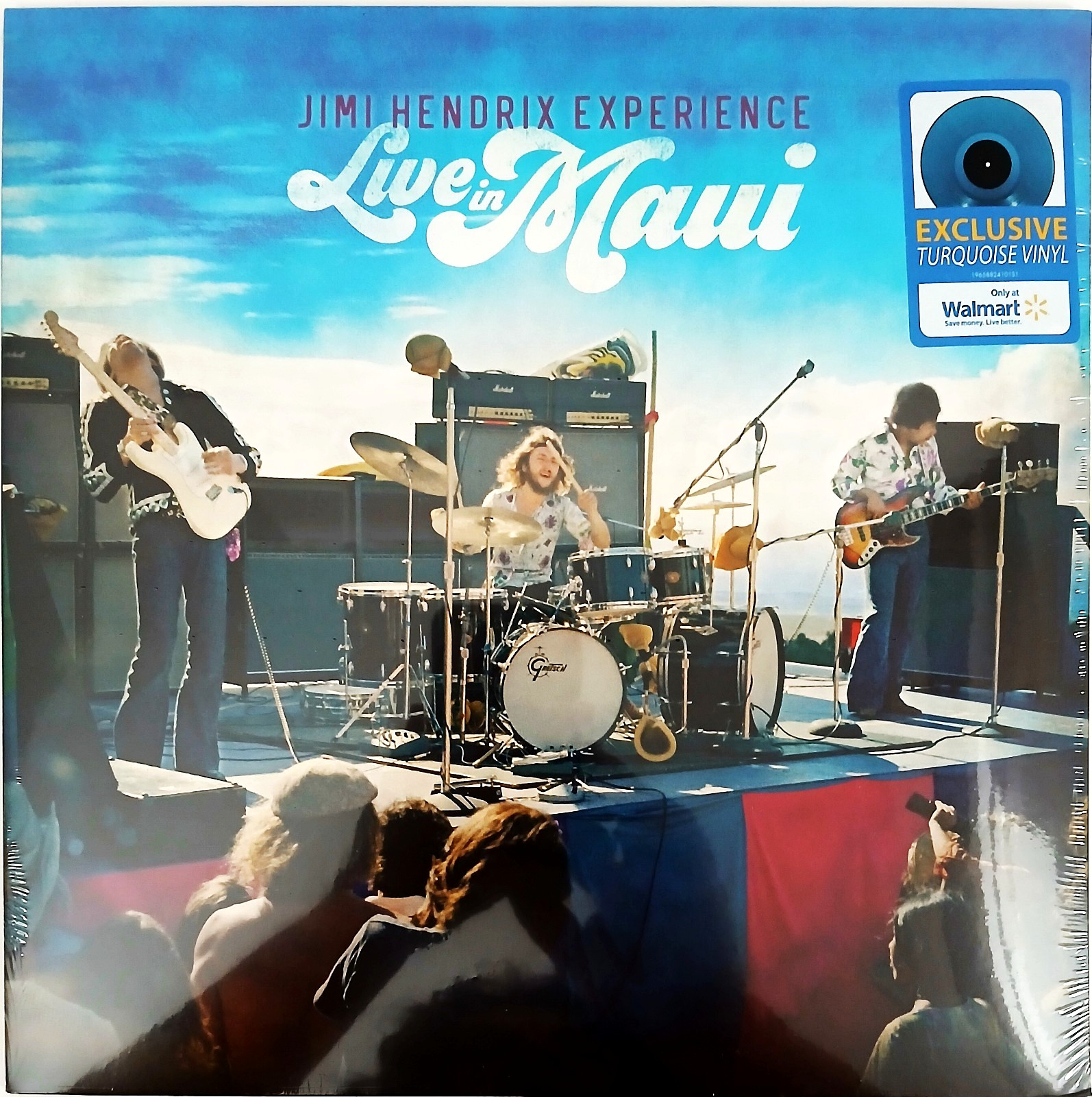 Jimi Hendrix – Live In Maui – 2023 Turquoise Vinyl LP (hype) SEALED – Acid Rock