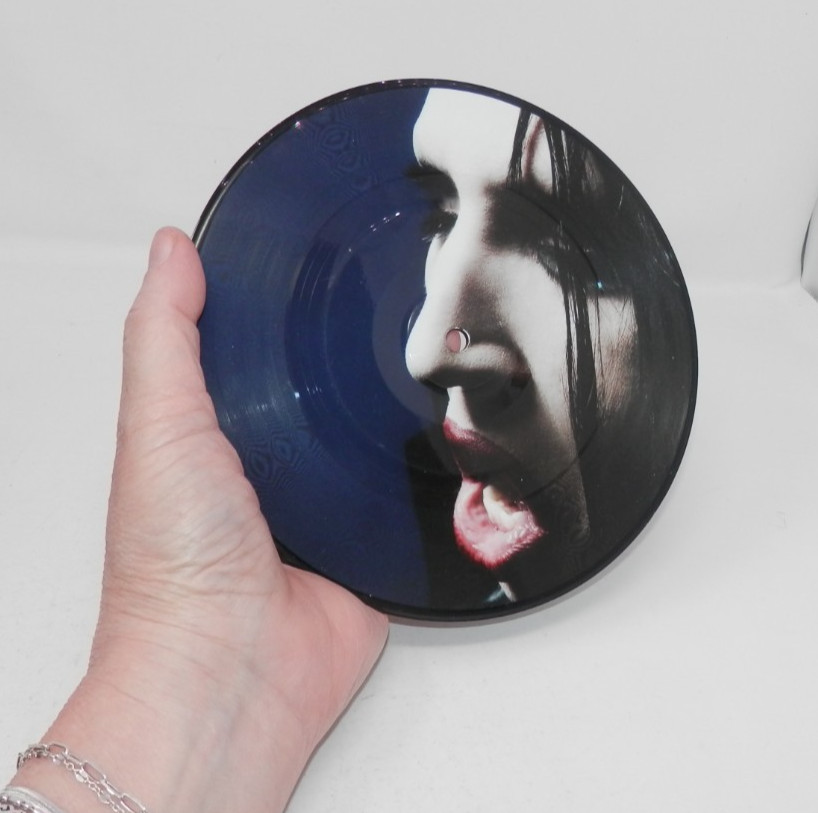 Marilyn Manson Heart-Shaped Glasses 7″ Vinyl Picture Disc LE 2007 UK Import Rock