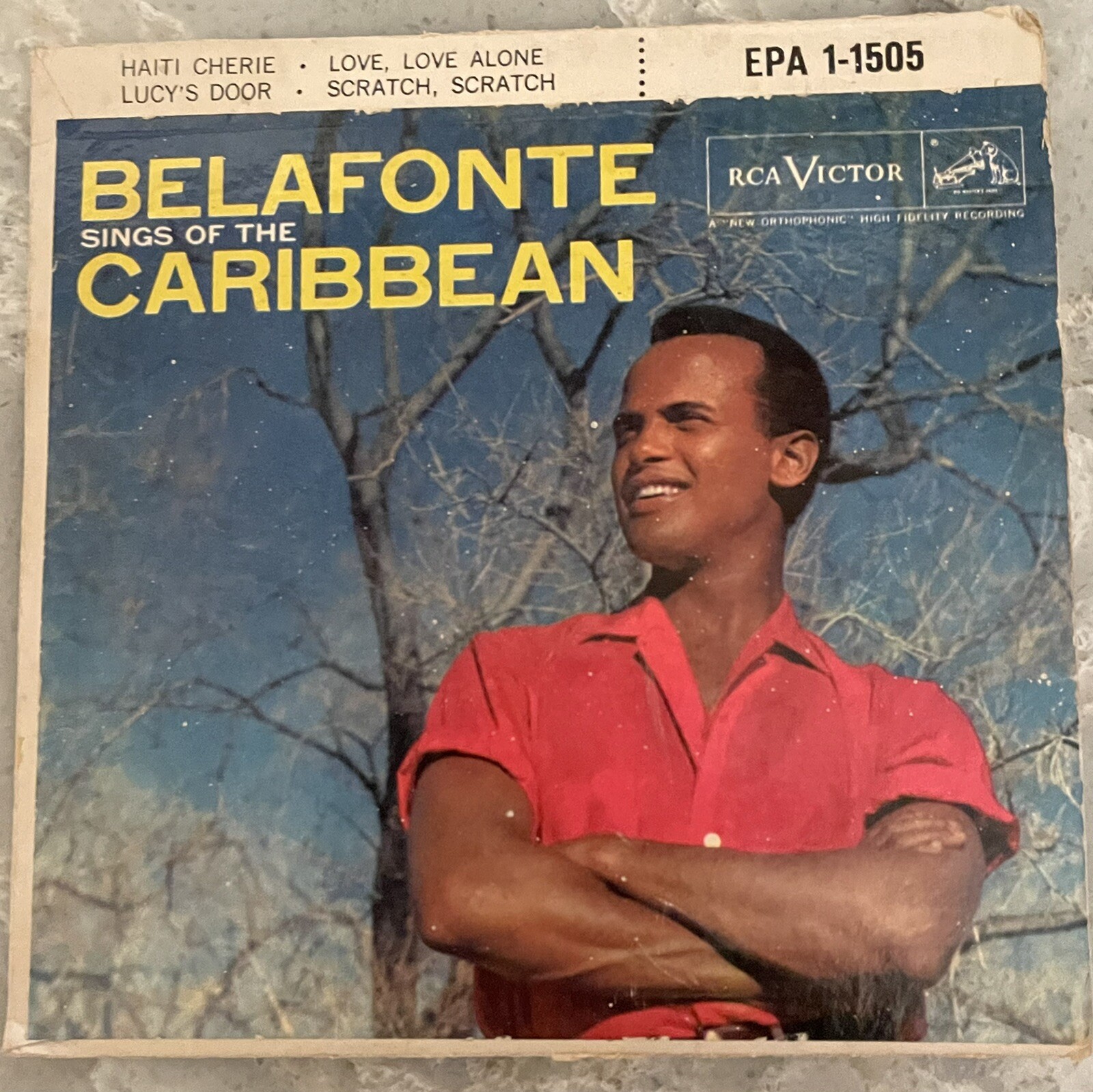 1950’s Cardboard 7″ Record Picture Covers ~ Lot of 5